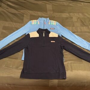 Vineyard Vines BUNDLE of 2 women’s XS 1/4 zip sweatshirts